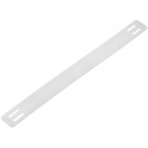 151-41319; Label; polyamide; natural; leaded; -40÷85°C; Label width: 9mm; HELLERMANNTYTON