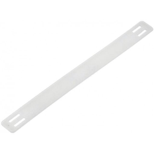 151-41319; Label; polyamide; natural; leaded; -40÷85°C; Label width: 9mm; HELLERMANNTYTON