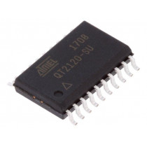 AT42QT2120-SU; IC: driver; touch sensor; I2C; Channels: 12; SO20-W; MICROCHIP TECHNOLOGY AT42QT2120-SU; IC: driver; touch sensor; I2C; Channels: 12; SO20-W; MICROCHIP TECHNOLOGY