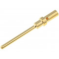 AT60-202-2031; Contact; Size: 20; male; 0.34÷0.5mm2; ATM; gold flash; crimped; bulk; AMPHENOL