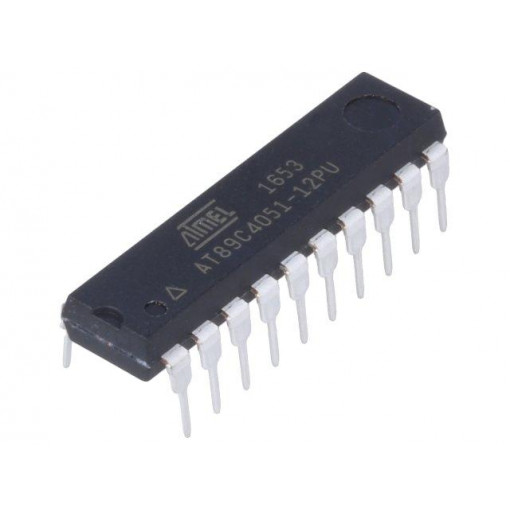AT89C4051-12PU; Microcontroller 8051; Flash: 4kx8bit; SRAM: 128B; Interface: UART; MICROCHIP (ATMEL)
