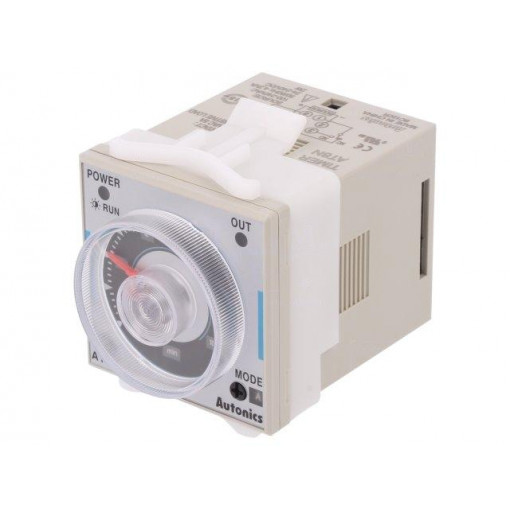 AT8N; Timer; 0,05s÷100h; DPDT/ SPDT + SPDT; 250VAC/5A,30VDC/5A; PIN: 8; AUTONICS