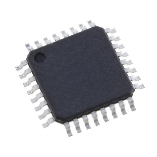 AT90USB162-16AU; AVR microcontroller; EEPROM: 512B; SRAM: 512B; Flash: 16kB; TQFP32; MICROCHIP (ATMEL)