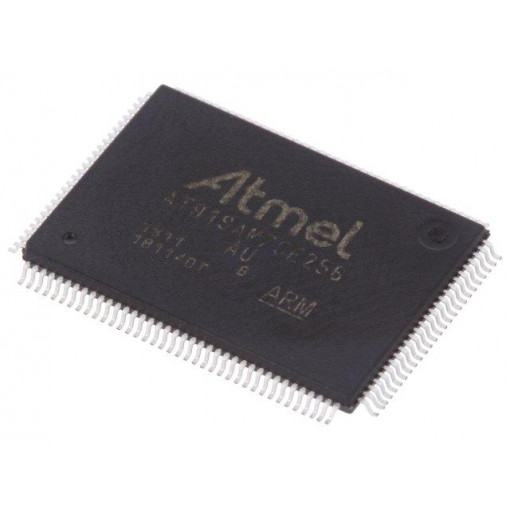AT91SAM7SE256B-AU; ARM7TDMI microcontroller; SRAM: 32kB; Flash: 256kB; LQFP128; MICROCHIP TECHNOLOGY