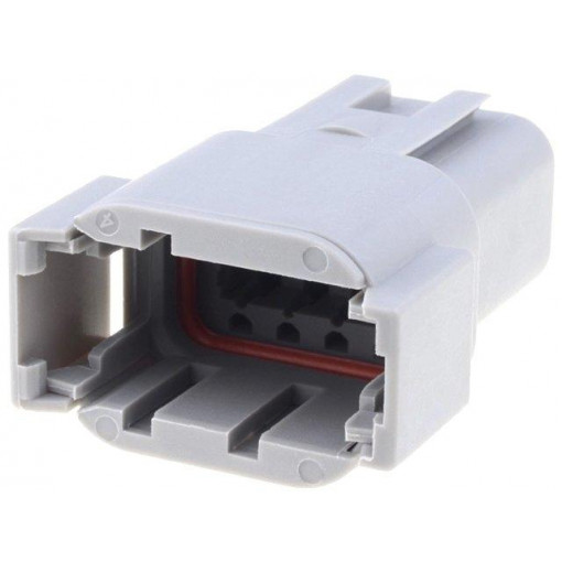 ATM04-08PA; Connector: wire-wire; ATM; plug; male; PIN: 8; IP67; Locking: latch; AMPHENOL