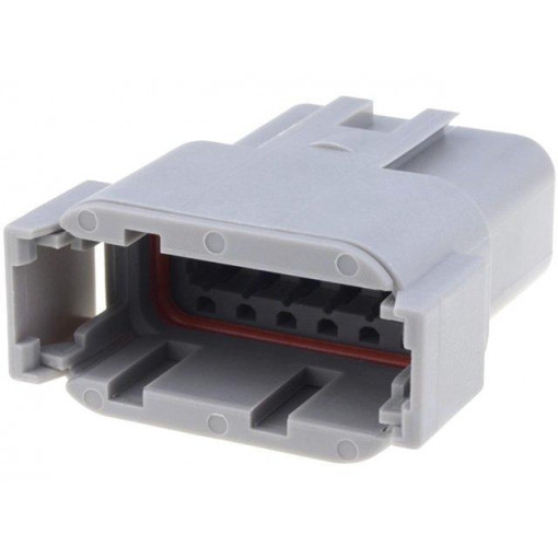 ATM04-12PA; Connector: wire-wire; ATM; plug; male; PIN: 12; IP67; Locking: latch; AMPHENOL
