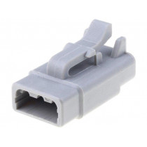 ATM06-3S; Connector: wire-wire; ATM; plug; female; PIN: 3; IP67; Locking: latch; AMPHENOL