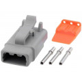 ATM06-3S-KIT01; Connector: wire-wire; ATM; plug; female; Size: 20; 22AWG÷16AWG; 7.5A; AMPHENOL