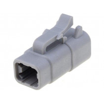 ATM06-4S; Connector: wire-wire; ATM; plug; female; PIN: 4; IP67; Locking: latch; AMPHENOL