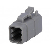 ATM06-6S; Connector: wire-wire; ATM; plug; female; PIN: 6; IP67; Locking: latch; AMPHENOL