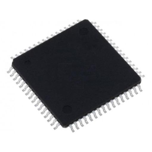 ATMEGA128-16AU; AVR microcontroller; EEPROM: 4kB; SRAM: 4kB; Flash: 128kB; TQFP64; MICROCHIP (ATMEL)