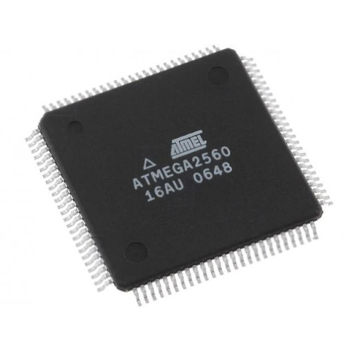 ATMEGA2560-16AU; AVR microcontroller; EEPROM: 4kB; SRAM: 8kB; Flash: 256kB; TQFP100; MICROCHIP (ATMEL)