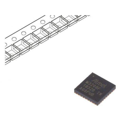 ATMEGA3208-MFR; AVR microcontroller; EEPROM: 256B; SRAM: 4kB; Flash: 32kB; QFN32; MICROCHIP TECHNOLOGY