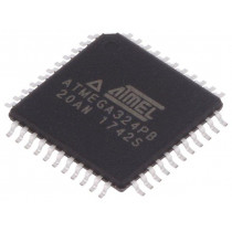 ATMEGA324PB-AN; AVR microcontroller; EEPROM: 1kB; SRAM: 2kB; Flash: 32kB; TQFP44; MICROCHIP (ATMEL)
