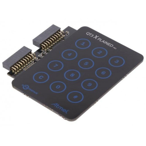 ATQT3-XPRO; XPRO module; extension board; capacitive keypad; MICROCHIP TECHNOLOGY