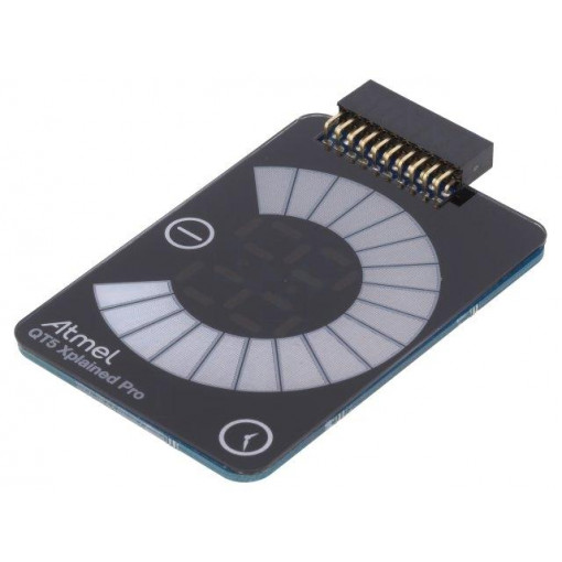 ATQT5-XPRO; XPRO module; extension board; capacitive keypad; MICROCHIP TECHNOLOGY