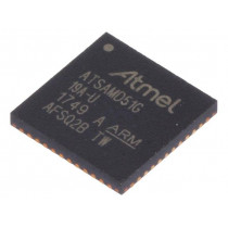 ATSAMD51G19A-MU; ARM microcontroller; SRAM: 192kB; Flash: 512kB; VQFN48; RAM: 192kB; MICROCHIP TECHNOLOGY