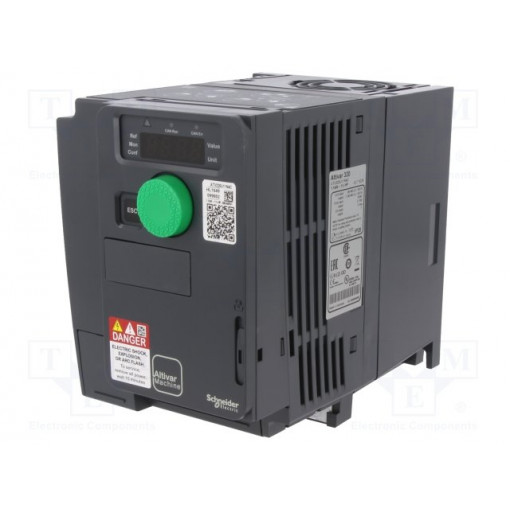 ATV320U11N4C; Vector inverter; Max motor power: 1.1kW; Out.voltage: 3x400VAC; SCHNEIDER ELECTRIC