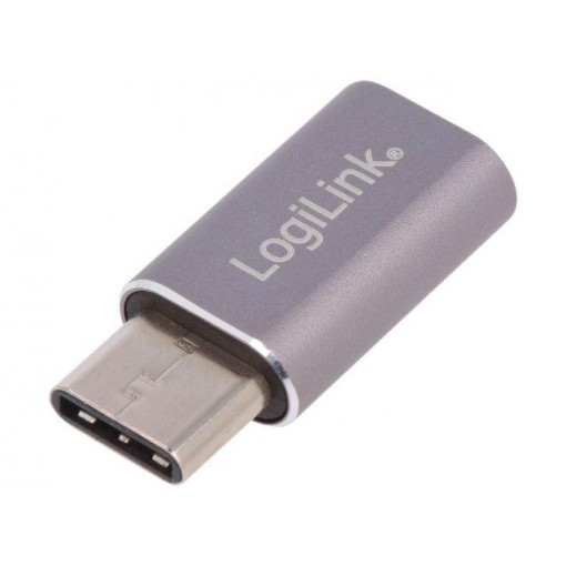 AU0041; Adapter; USB 2.0,USB 3.0; USB B micro socket,USB C plug; LOGILINK