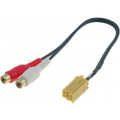; Aux adapter; RCA; Alfa Romeo,Fiat,Lancia,Smart; 4CARMEDIA