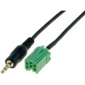 ; Aux adapter; Jack 3,5mm; Renault; 4CARMEDIA