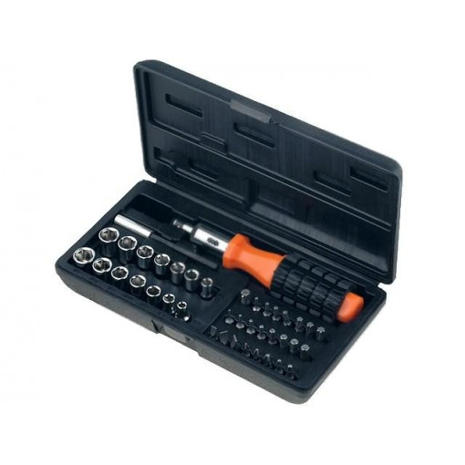 AV07030; Key set; hex socket; Chrom-vanadium steel; Pcs: 40; AVIT