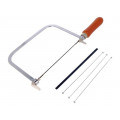 AV09030; Hacksaw; wood,metal; 300mm; ergonomic handle,easy blade change; AVIT