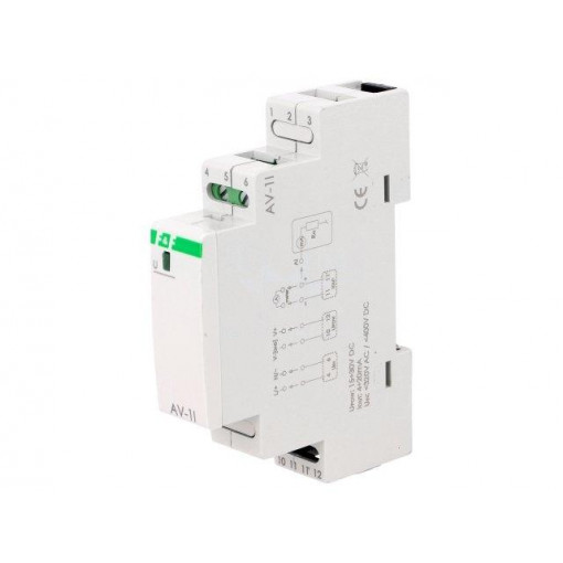 MAX-AV-1I; Converter: voltage; DIN; 0÷285VAC,0÷400VDC; 9÷30VDC; IP20; F&F