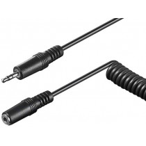 50017; Cable; Jack 3.5mm socket,Jack 3.5mm plug; 5m; black; Øout: 4mm; Goobay 50017; Cable; Jack 3.5mm socket,Jack 3.5mm plug; 5m; black; Øout: 4mm; Goobay