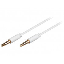 69113; Cable; Jack 3.5mm 3pin plug,both sides; 2m; Plating: gold-plated; Goobay