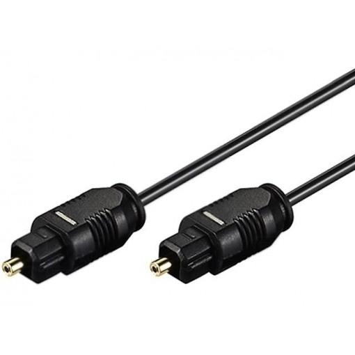 50563; Cable; Toslink plug,both sides; 0.5m; Øcable: 2.2mm; Goobay