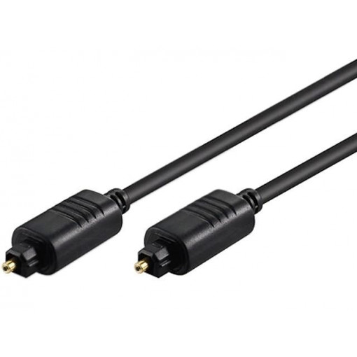 50564; Cable; Toslink plug,both sides; 0.5m; Øcable: 5mm; Goobay