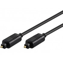50565; Cable; Toslink plug,both sides; 2m; Øcable: 5mm; Goobay