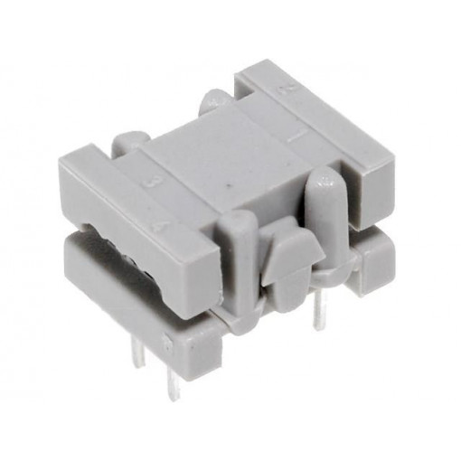 220F10019X; IDC transition; PIN: 4; DIL 7,62mm; IDC,THT; for ribbon cable; CONEC