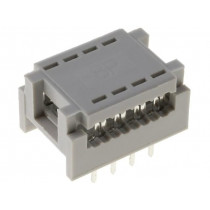 DS1019-08NB2B; IDC transition; PIN: 8; DIL 7,62mm; IDC,THT; for ribbon cable; CONNFLY