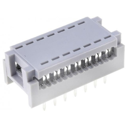 DS1019-14NB2B; IDC transition; PIN: 14; DIL 7,62mm; IDC,THT; for ribbon cable; CONNFLY