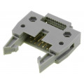 DS1012-10LNN0A; Plug; IDC; male; PIN: 10; IDC; for ribbon cable; 1.27mm; gold-plated; CONNFLY