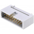 DS1015-16NN0A; Plug; IDC; male; PIN: 16; IDC; for ribbon cable; 1.27mm; gold-plated; CONNFLY