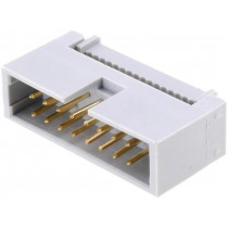 DS1015-16NN0A; Plug; IDC; male; PIN: 16; IDC; for ribbon cable; 1.27mm; gold-plated; CONNFLY DS1015-16NN0A; Plug; IDC; male; PIN: 16; IDC; for ribbon cable; 1.27mm; gold-plated; CONNFLY