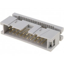DS1015-20NN0A; Plug; IDC; male; PIN: 20; IDC; for ribbon cable; 1.27mm; gold-plated; CONNFLY