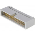 DS1015-26NN0A; Plug; IDC; male; PIN: 26; IDC; for ribbon cable; 1.27mm; gold-plated; CONNFLY