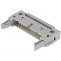 DS1012-26LNN0A; Plug; IDC; male; PIN: 26; IDC; for ribbon cable; 1.27mm; gold-plated; CONNFLY