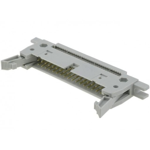 DS1012-34LMN0A; Plug; IDC; male; PIN: 34; with holder,with ejector; IDC; 1.27mm; CONNFLY