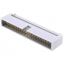 DS1015-40NN0A; Plug; IDC; male; PIN: 40; IDC; for ribbon cable; 1.27mm; gold-plated; CONNFLY