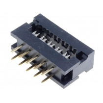 DS1018-10SIBX; IDC transition; PIN: 10; IDC,THT; for ribbon cable; 1.27mm; 1A; CONNFLY DS1018-10SIBX; IDC transition; PIN: 10; IDC,THT; for ribbon cable; 1.27mm; 1A; CONNFLY