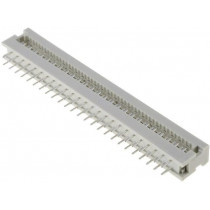 DS1018-50SIBX; IDC transition; PIN: 50; IDC,THT; for ribbon cable; 1.27mm; 1A; CONNFLY