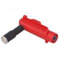 AWMG 7858 NI/10/RT; Test probe; 4A; black; Tip diameter: 10mm; Plating: nickel plated; SCHÜTZINGER AWMG 7858 NI/10/RT; Test probe; 4A; black; Tip diameter: 10mm; Plating: nickel plated; SCHÜTZINGER