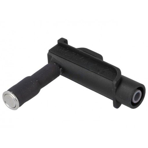 AWMG 7858 NI/10/SW; Test probe; 4A; red; Tip diameter: 10mm; Plating: nickel plated; SCHÜTZINGER