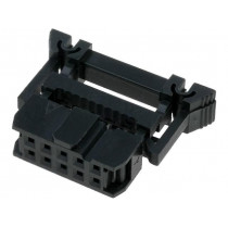 AWP-10ZZ; Plug; IDC; female; PIN: 10; IDC; for ribbon cable; 1.27mm; NINIGI