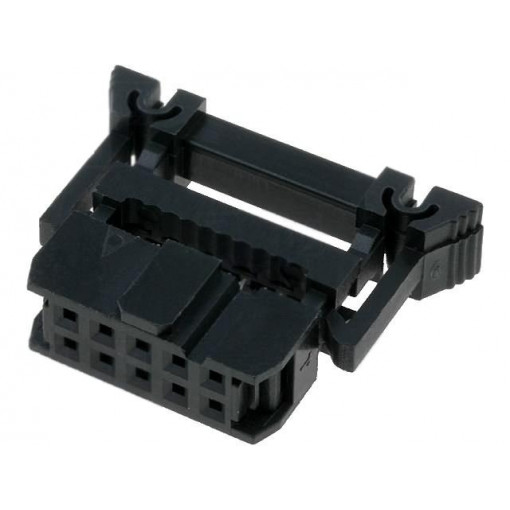 AWP-10ZZ; Plug; IDC; female; PIN: 10; IDC; for ribbon cable; 1.27mm; NINIGI